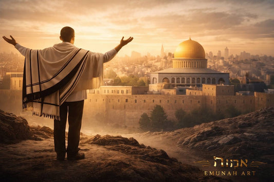 Facing Jerusalem – A Prayer at Dawn | Emunah Art