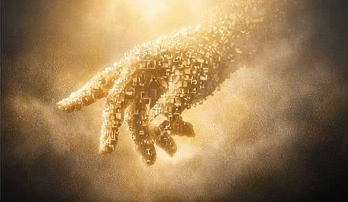 The Hand of Creation – Letters of Light | Emunah Art