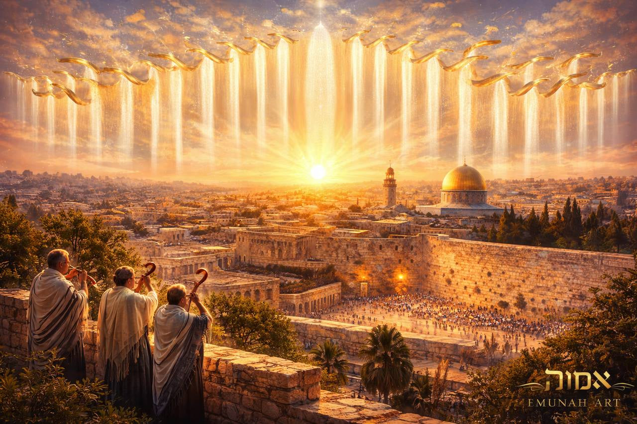 The Great Shofar – Heralding the Redemption | Emunah Art