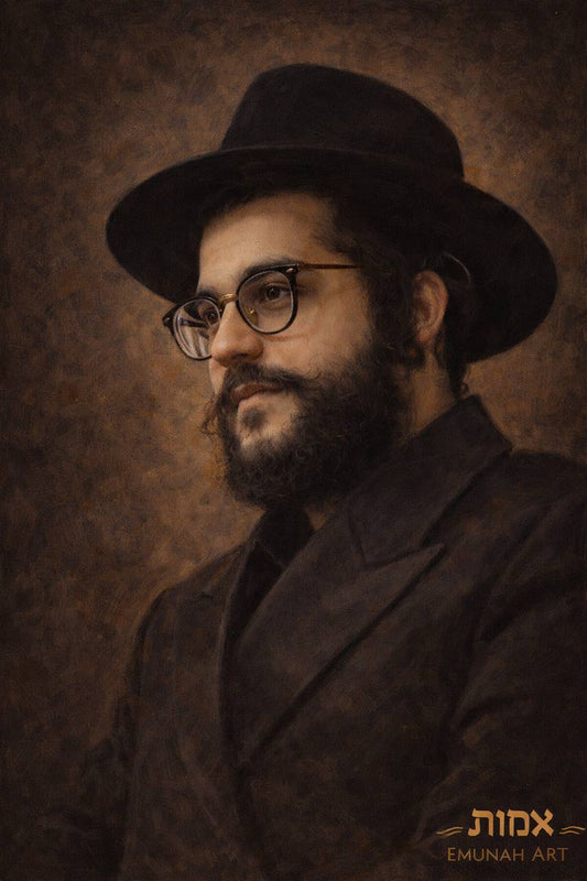 Portrait of a Young Torah Scholar | Emunah Art