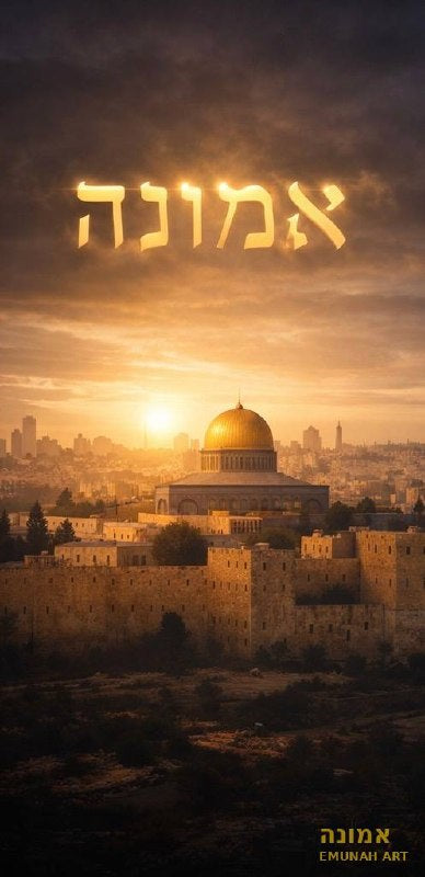 Jerusalem at Golden Hour – אמונה | Emunah Art